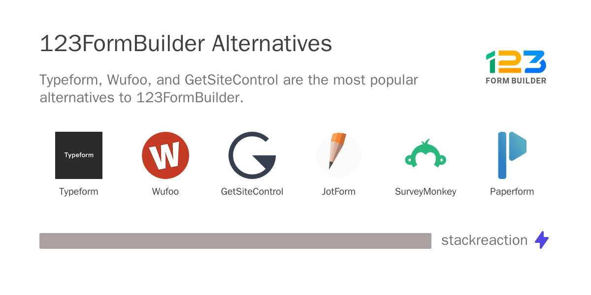 123FormBuilder alternatives