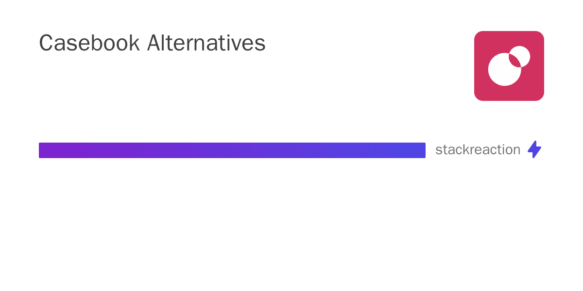 Casebook alternatives