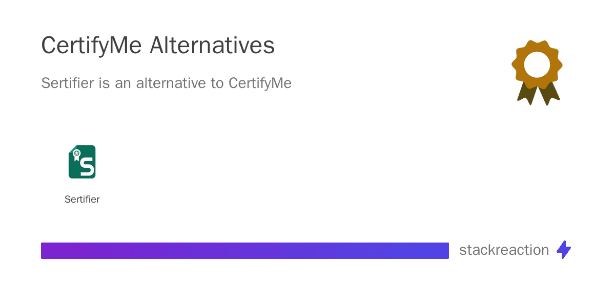 CertifyMe alternatives
