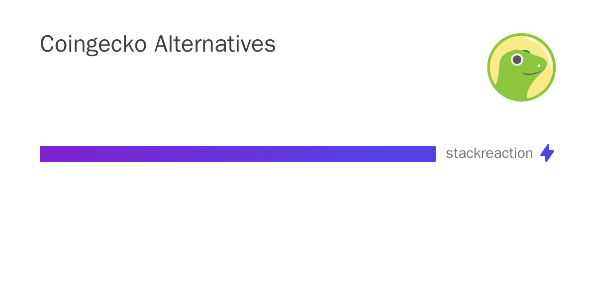Coingecko alternatives