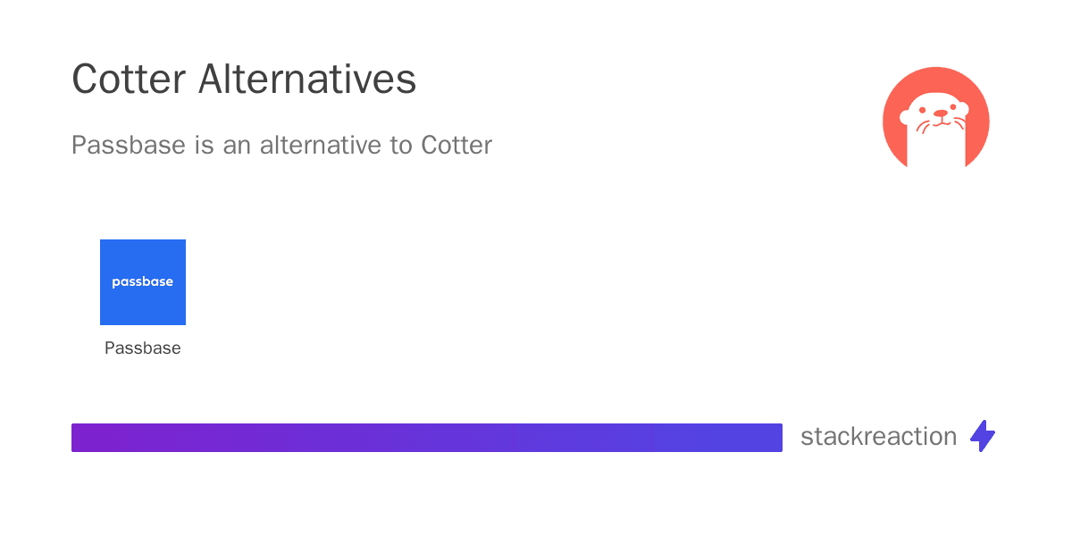 Cotter alternatives