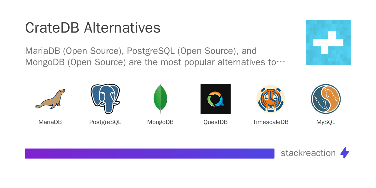 CrateDB alternatives