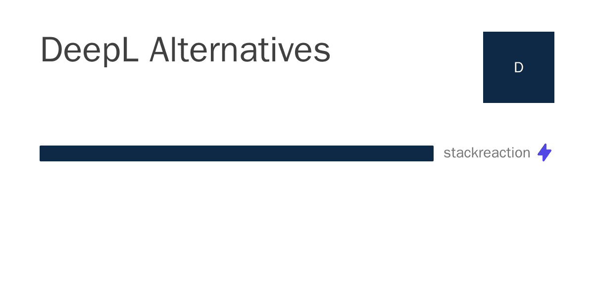 DeepL alternatives