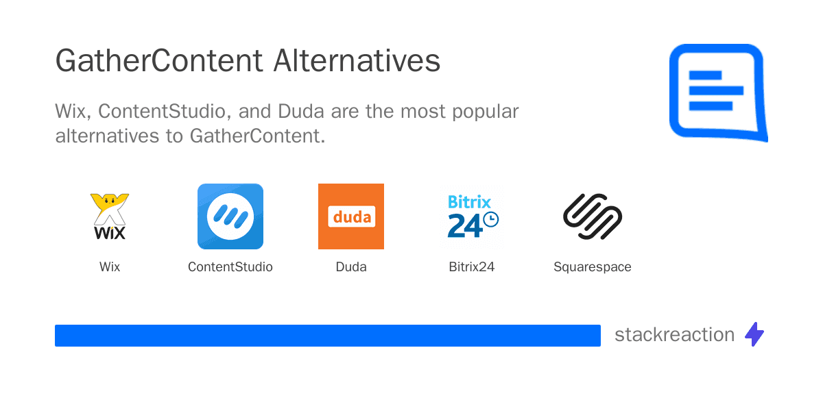 GatherContent alternatives