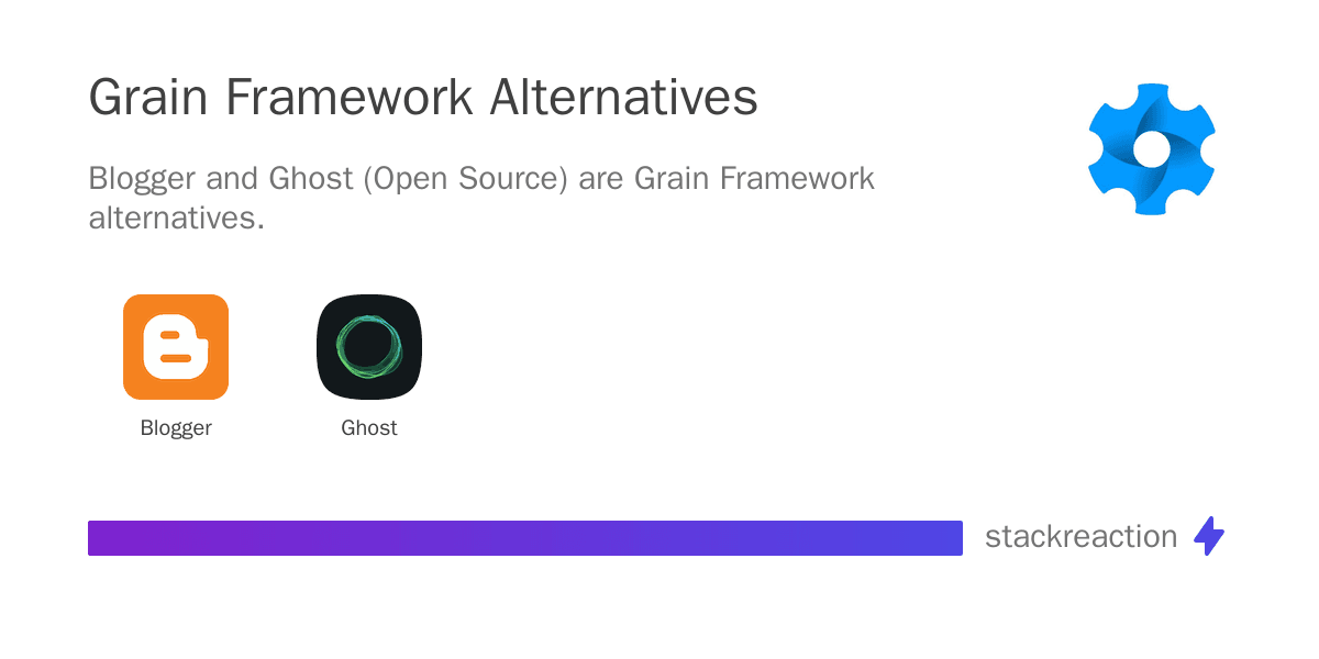 Grain Framework alternatives