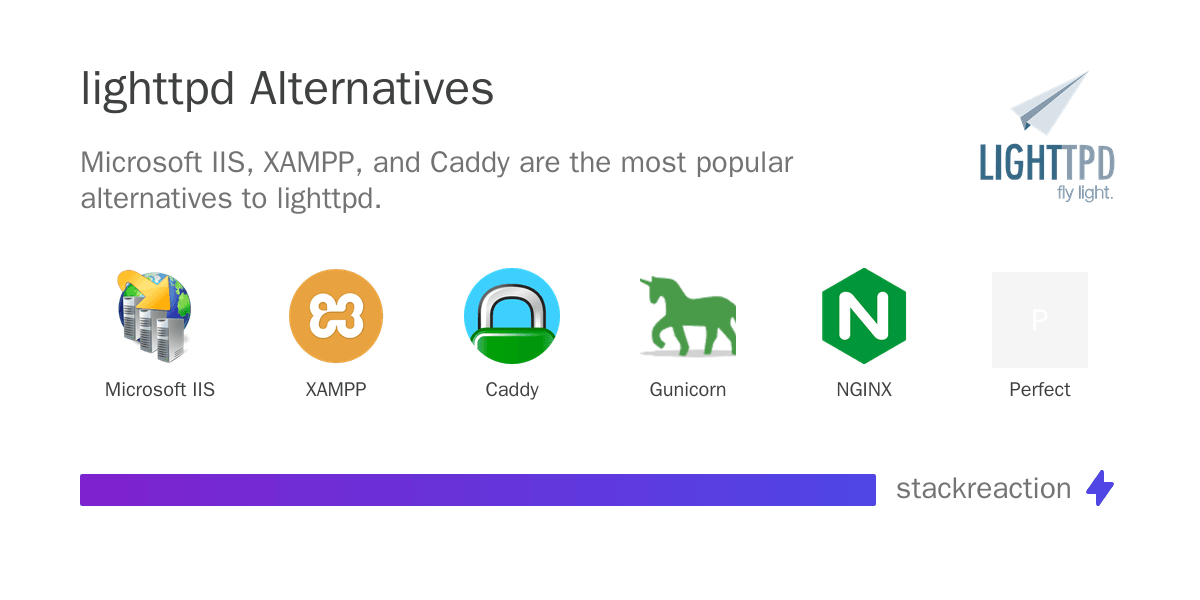 lighttpd alternatives