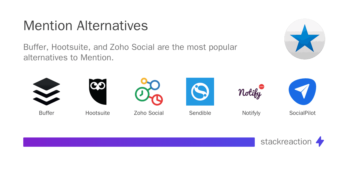 Mention alternatives
