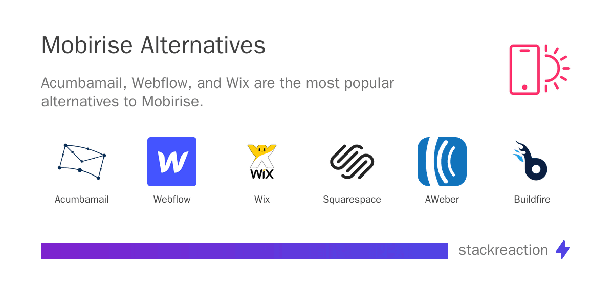 Mobirise alternatives