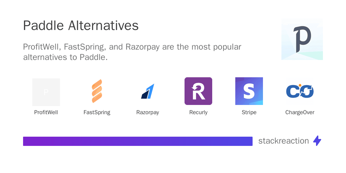 Paddle alternatives