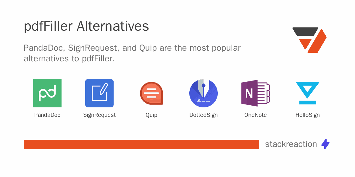 pdfFiller alternatives