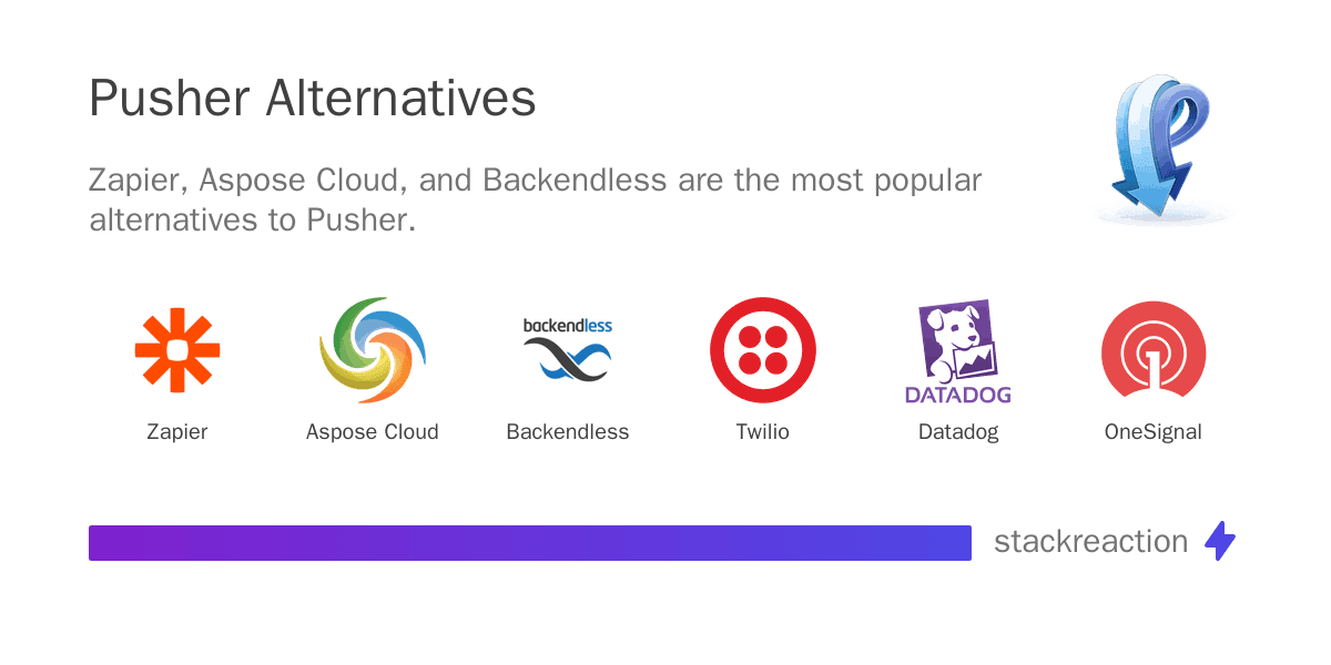 Pusher alternatives