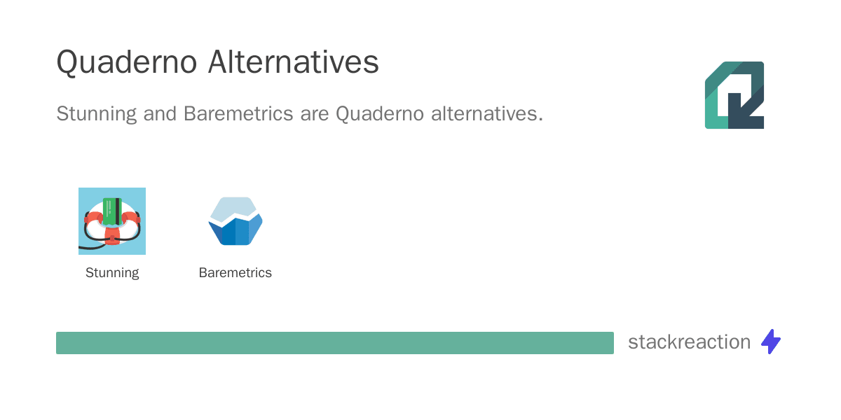 Quaderno alternatives