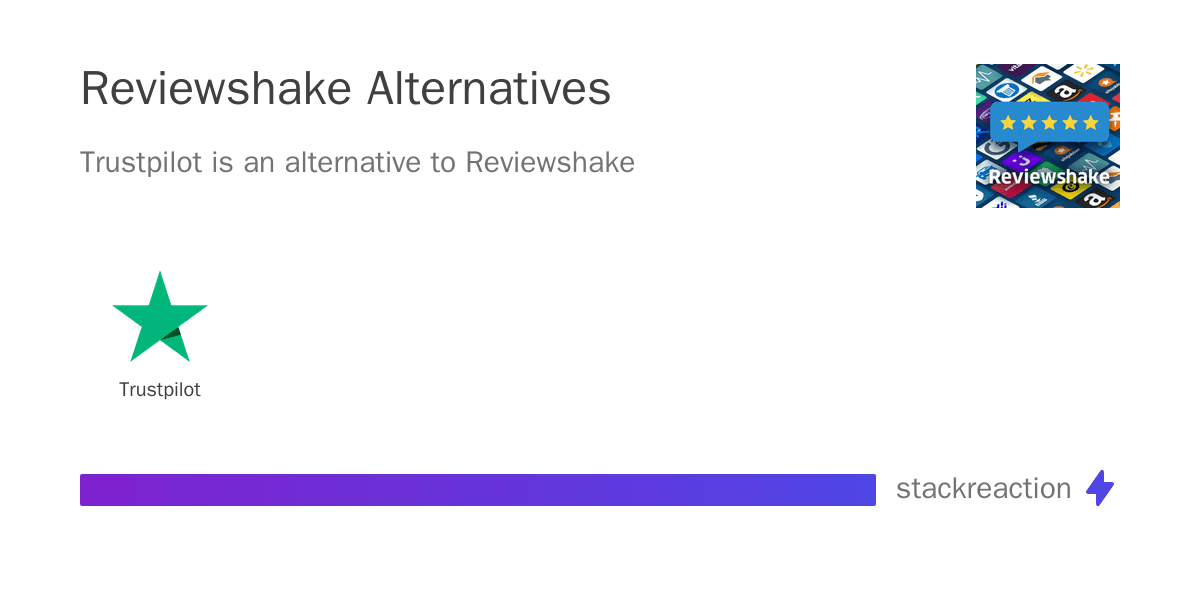 Reviewshake alternatives