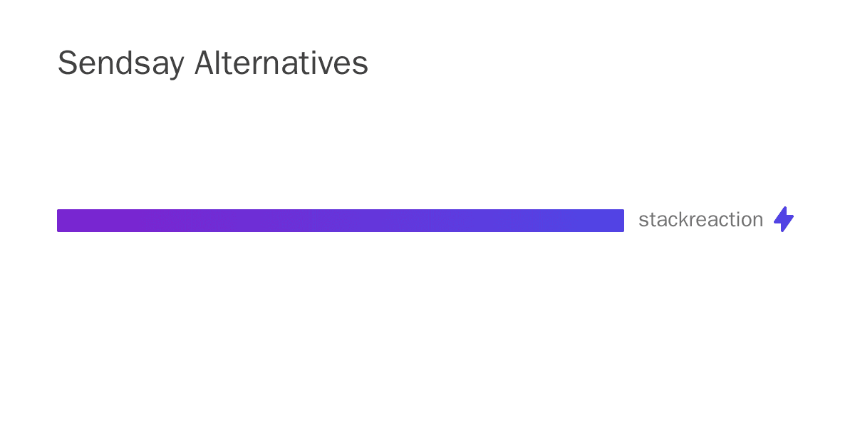 Sendsay alternatives