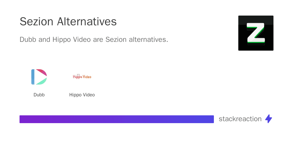 Sezion alternatives