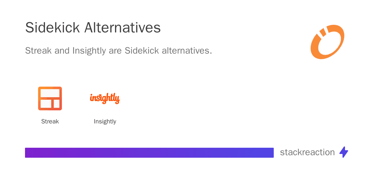 Sidekick alternatives