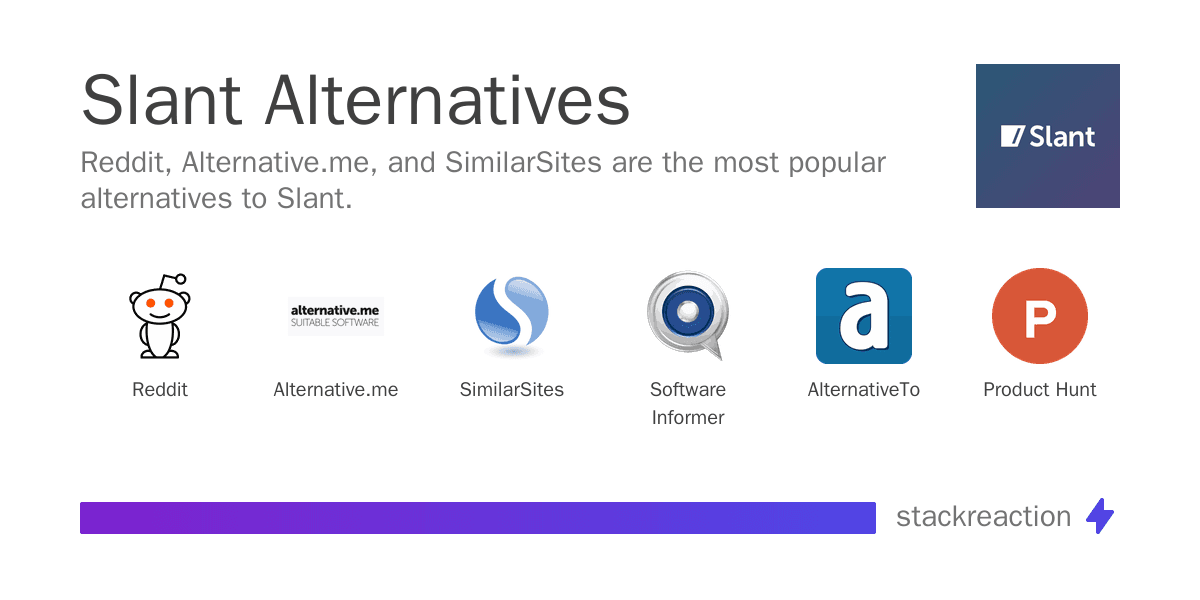 Slant alternatives