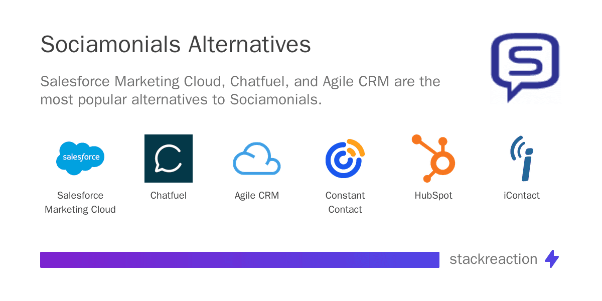 Sociamonials alternatives
