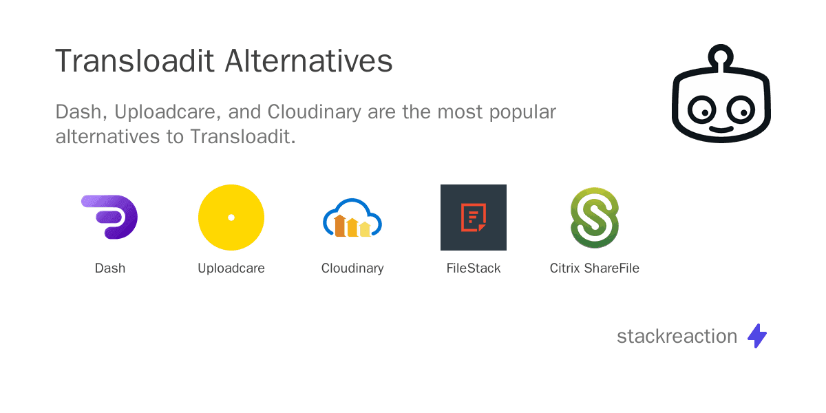 Transloadit alternatives