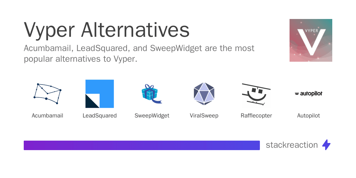 Vyper alternatives