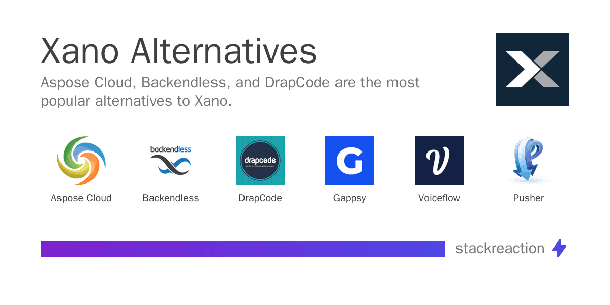 Xano alternatives