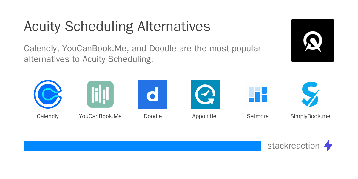 Acuity Scheduling alternatives
