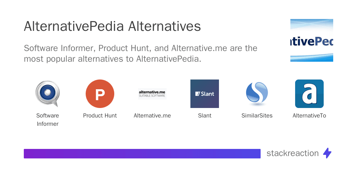AlternativePedia alternatives