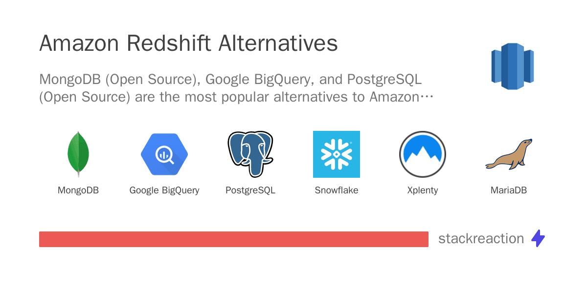 Amazon Redshift alternatives