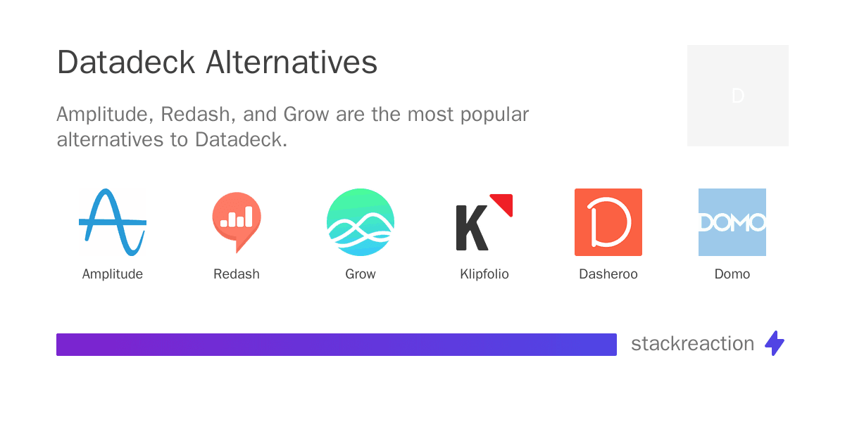 Datadeck alternatives