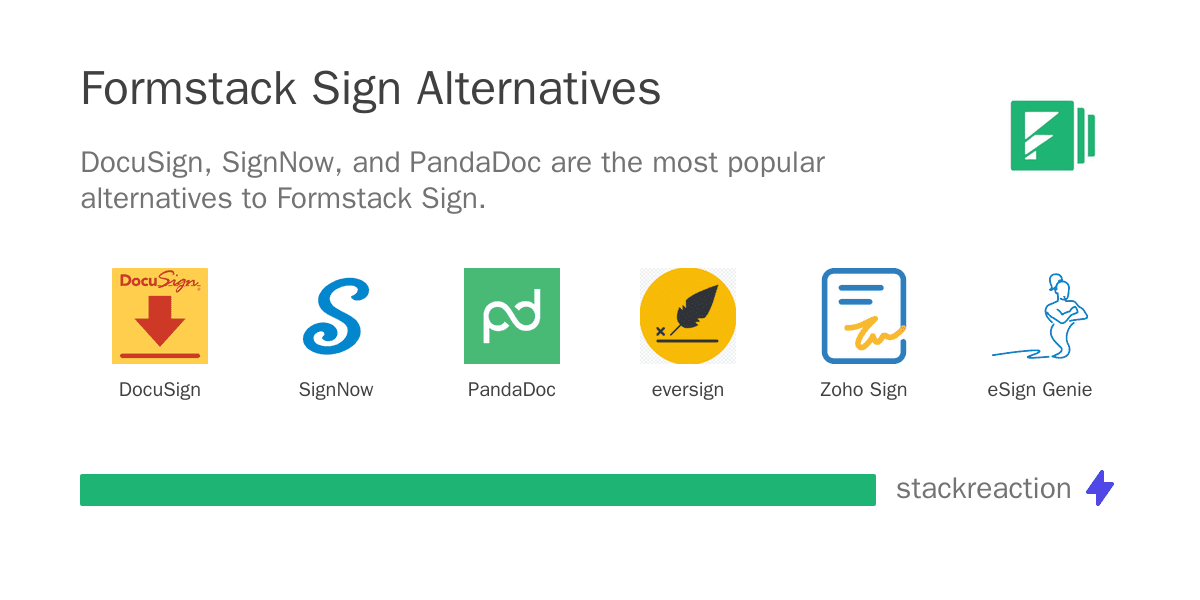 Formstack Sign alternatives