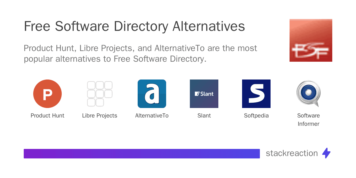 Free Software Directory alternatives