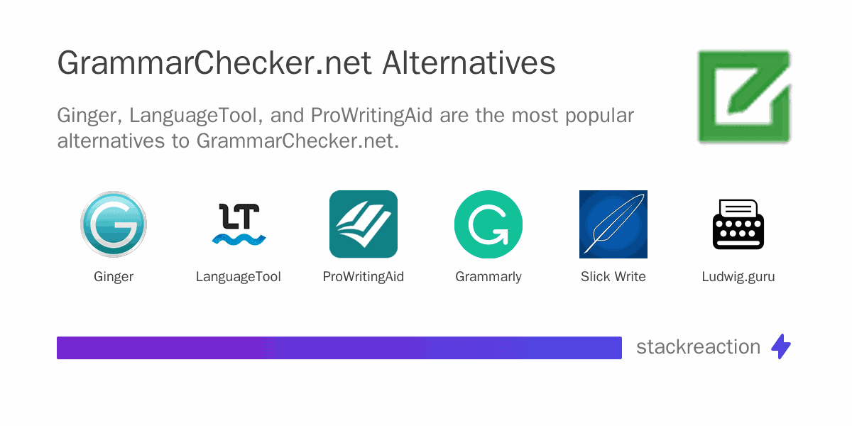 GrammarChecker.net alternatives