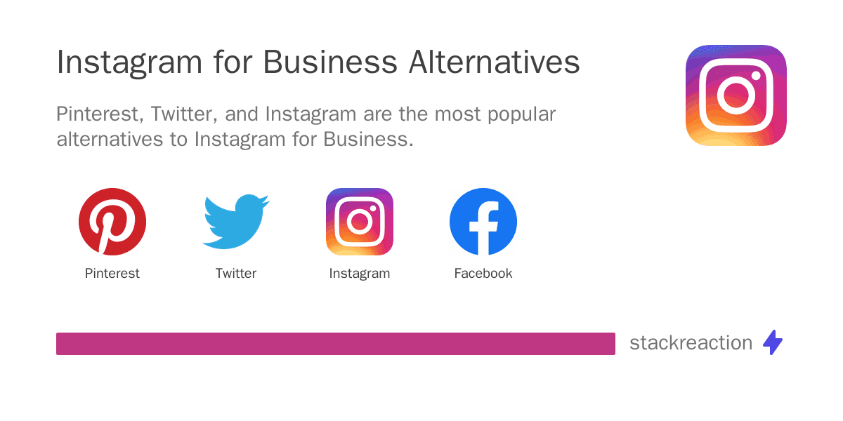 Instagram for Business alternatives