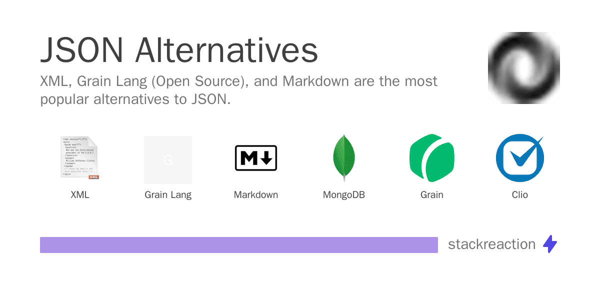 JSON alternatives