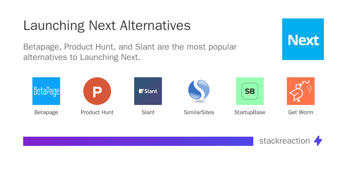 Launching Next alternatives