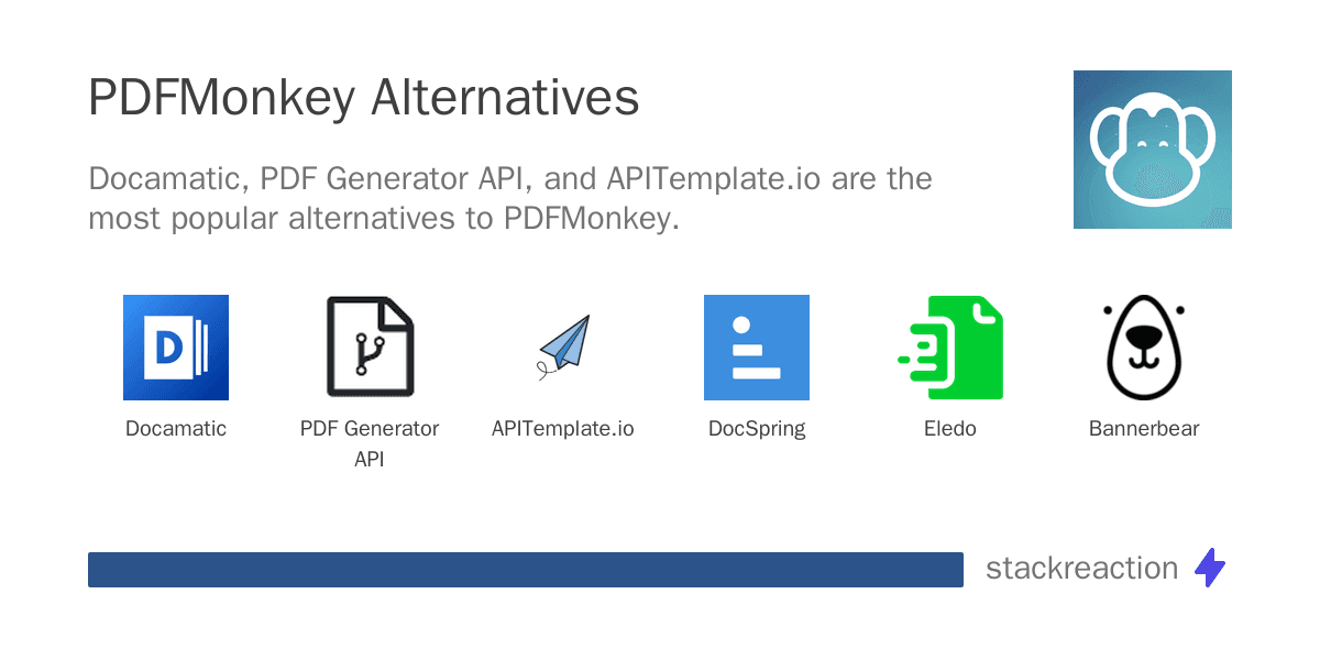 PDFMonkey alternatives