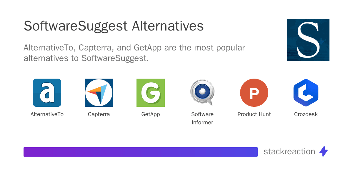 SoftwareSuggest alternatives