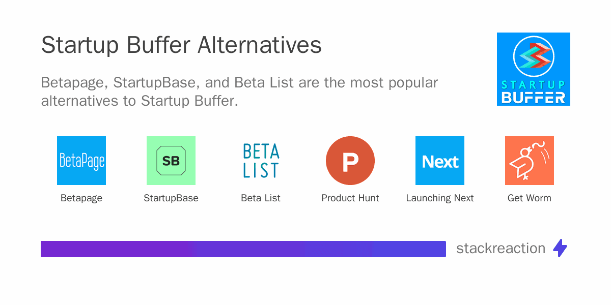 Startup Buffer alternatives