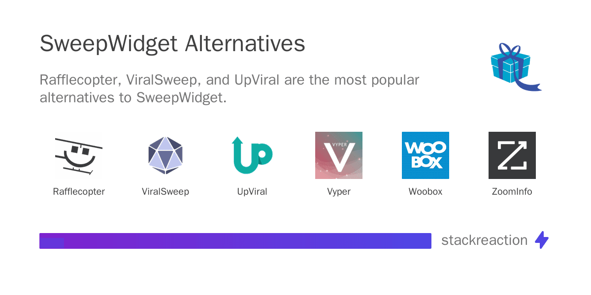 SweepWidget alternatives