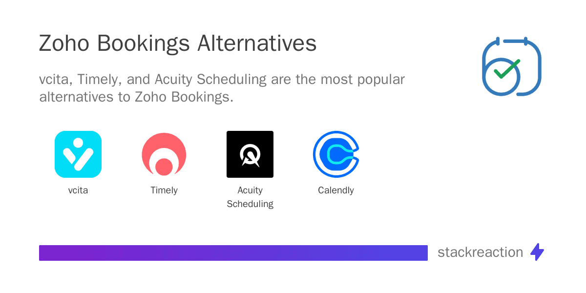 Zoho Bookings alternatives