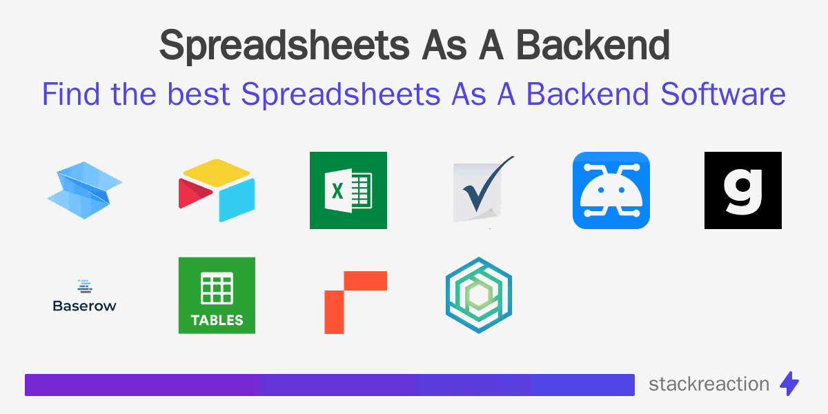 Spreadsheets As A Backend