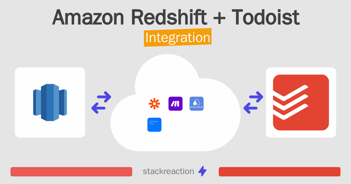 Amazon Redshift and Todoist Integration