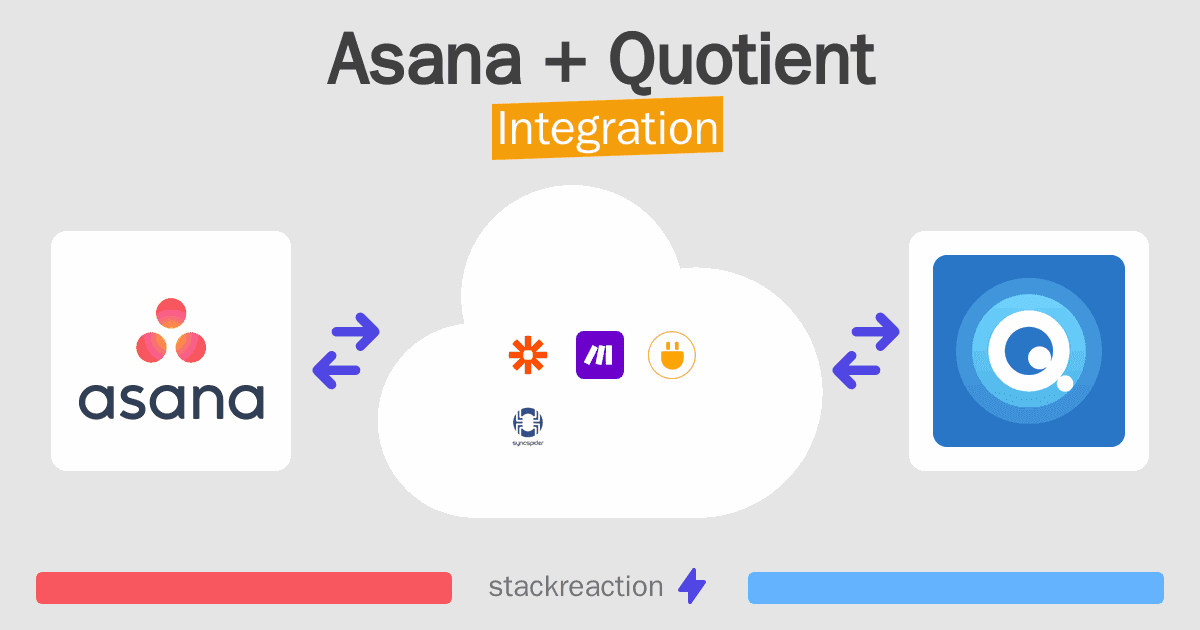 Asana and Quotient Integration