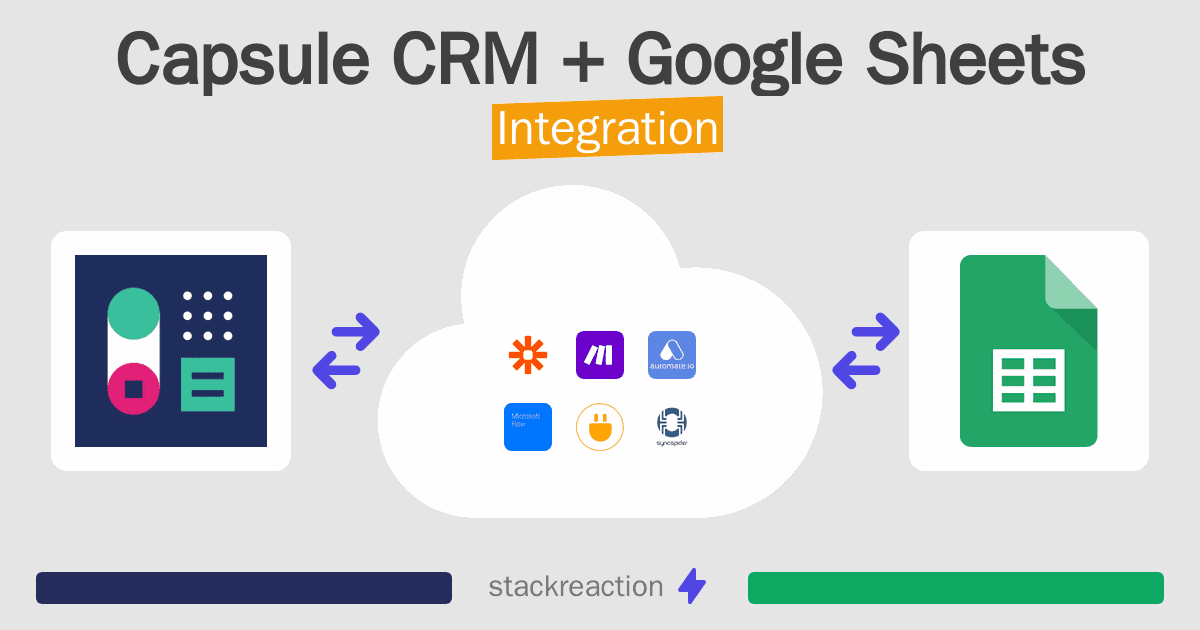 Capsule CRM and Google Sheets Integration