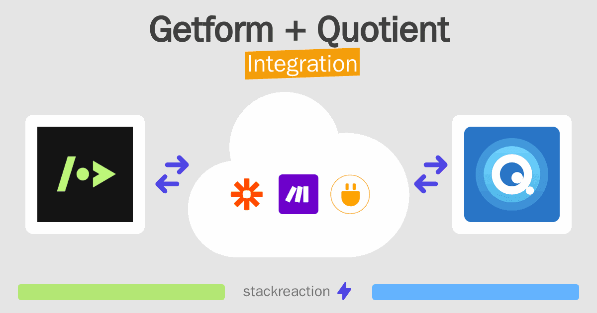 Getform and Quotient Integration