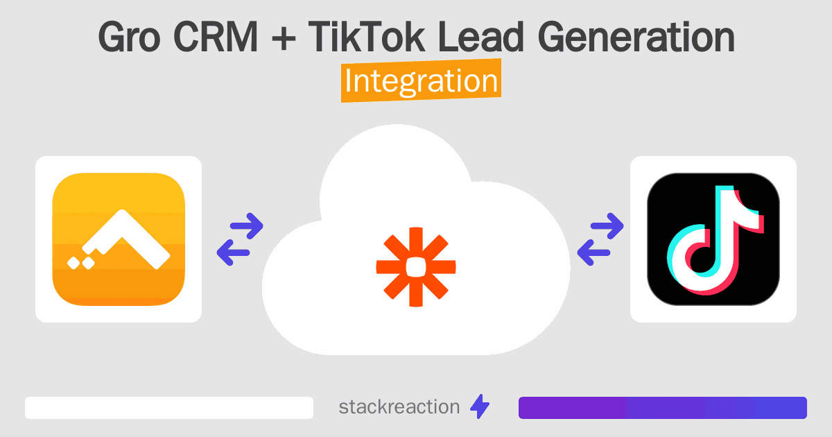 Gro CRM and TikTok Lead Generation Integration
