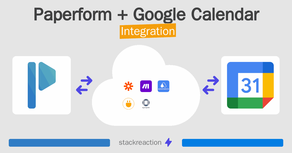 Paperform and Google Calendar Integration