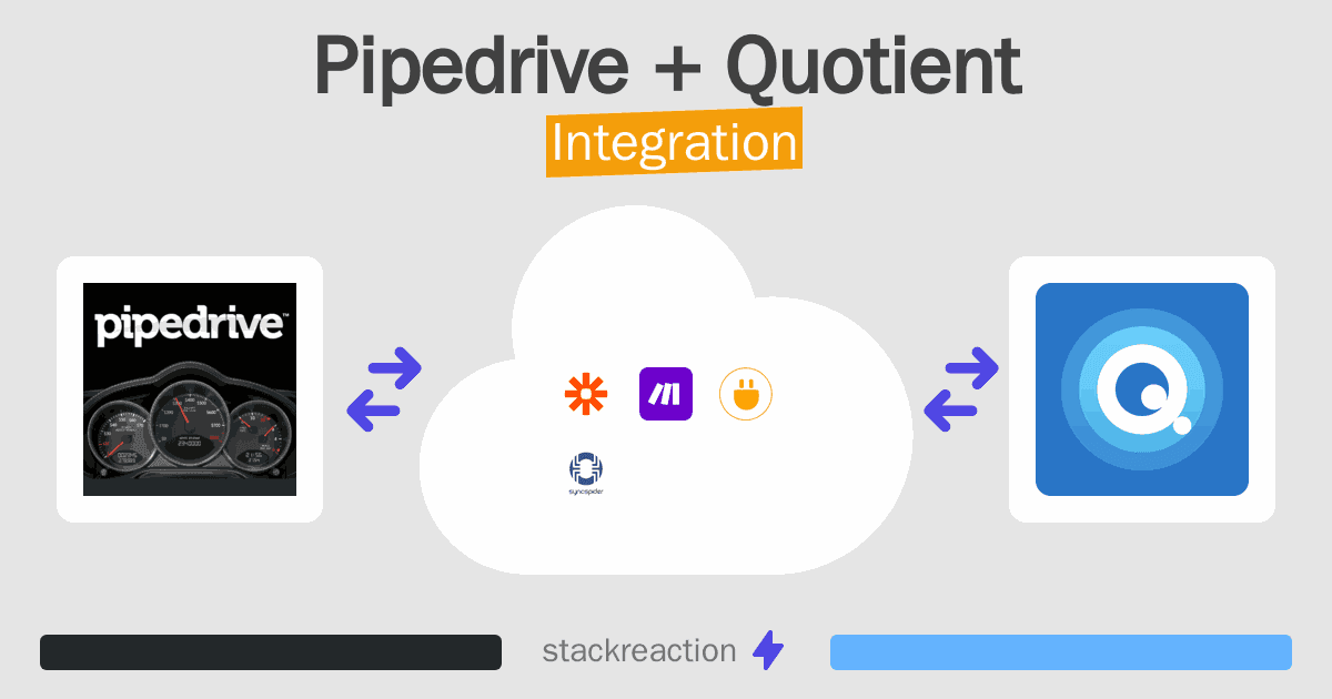 Pipedrive and Quotient Integration