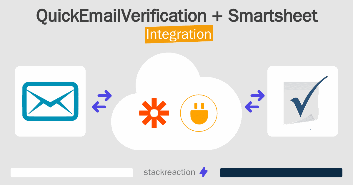 QuickEmailVerification and Smartsheet Integration