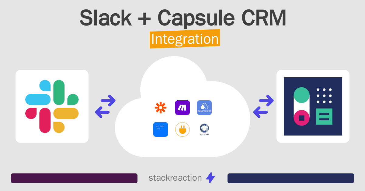 Slack and Capsule CRM Integration